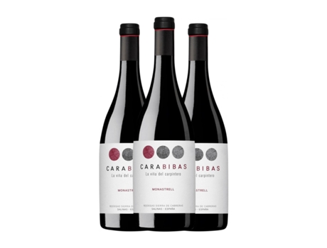 Vinho SIERRA DE CABRERAS Carabibas Viña del Carpintero Monastrell Alicante (0.75 L - 3 Unidades)