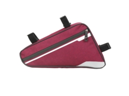 Bolsa Triangular Para Quadro De Bicicleta, Grande Capacidade, À Prova D'água, Para Mountain Bike, Ciclismo (vermelho)
