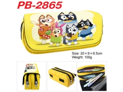 Estojo De Dupla Camada Com Grande Capacidade E Motivos De Desenhos Animados – Estojo Para Material Escolar Infantil Pb-2865