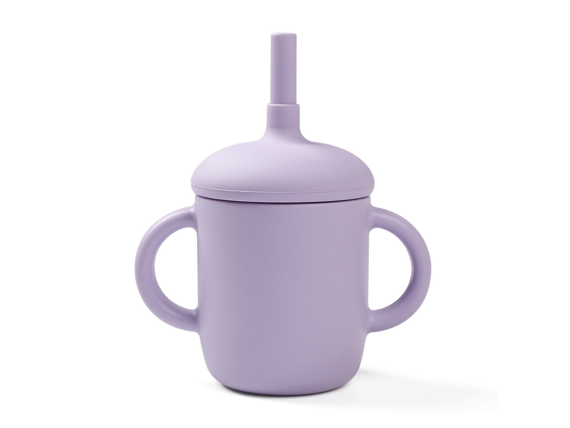 Caneca De Silicone Anti Gotejamento Com Alça Dupla, Canudo Para Bebê Y2, 150ml Aquaforge