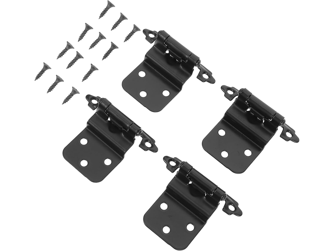 Conjunto De 10 Dobradiças Metálicas Com Fechamento Automático Para