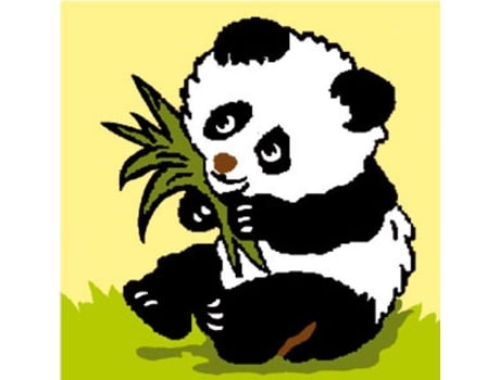 Kit De Canevas Soudan Panda 25x25cm Luc