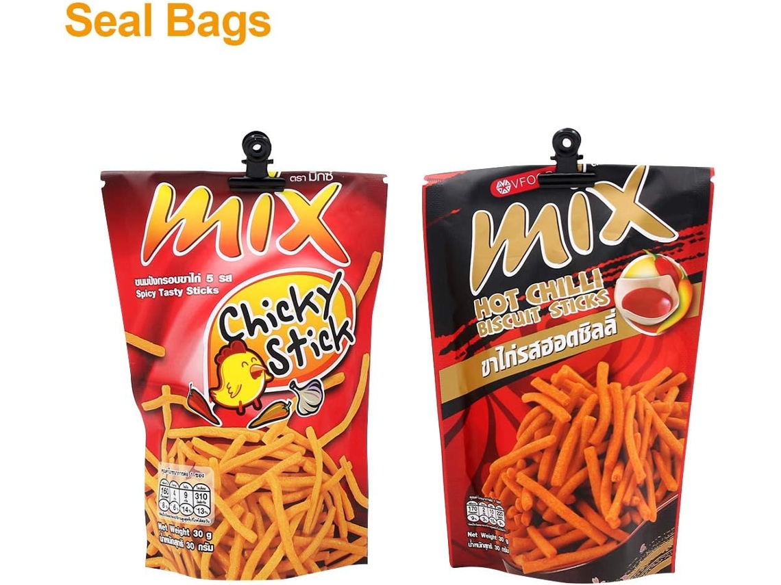 30 Clipes de Dobradiça de Metal Pequenos Pretos 30 Clipes de Metal