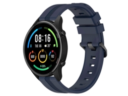 Pulseira De Silicone Listrada Côncava De 22 Mm Para Xiaomi Mi Watch Sport