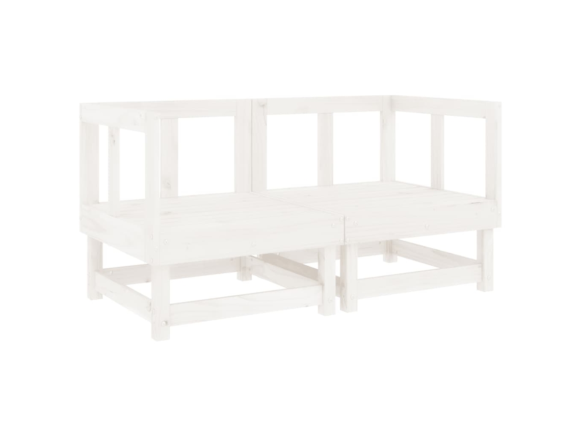 Garden Corner Sofa, Garden Corner Sofas Vidaxl Branco Madeira De Pinho (n/a)