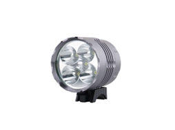 Farol Dianteiro Para Bicicleta Cree Xm L T6 Com 5 Leds E Bateria Recarregável De 6000 Lúmens. Aquaforge