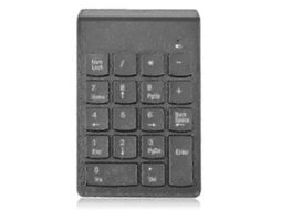 Teclado Numérico Sem Fio Bluetooth com 18 Teclas e Extensão TAISHENGDA