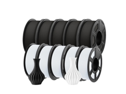 Filamento Para Impressora 3d, Alta Velocidade, Durã¡vel E Resistente, Hsmpetg 5bk 5wt Oem