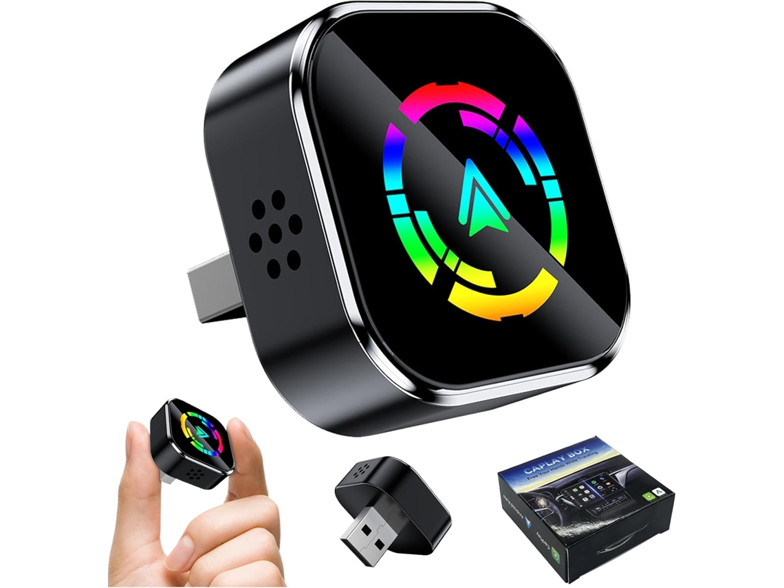 Adaptador Carplay Sem Fio 2 Em 1 Plug & Play, Para Iphone E Android A Czhhmart