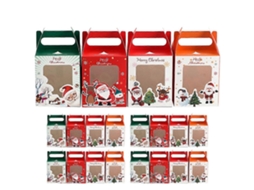 Conjunto De 50 Caixas Para Guardar Presentes De Natal, Caixas Para Presentes Festivos, Caixas De Presente Com Desenhos Animados. Hengjian