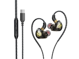 Fone de Ouvido Hifi Graves Potentes Fio Type C ZSANFS ZSANFS