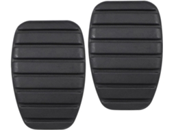 Conjunto De 2 Capas De Pedal Pretas, Fáceis De Instalar, Protetores De Freio E Embreagem.