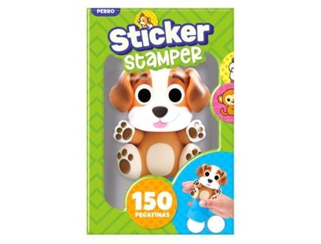 Imagiland Sticker Stamper Perro 150 Pegatinas Ptst05 Imagilandp25