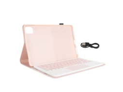 2026zentro-capa Com Teclado Sem Fio Bluetooth Para Xiaomi Mi Pad 5 E 5 Pro Rosa Leve E Delgada 11 Polegadas
