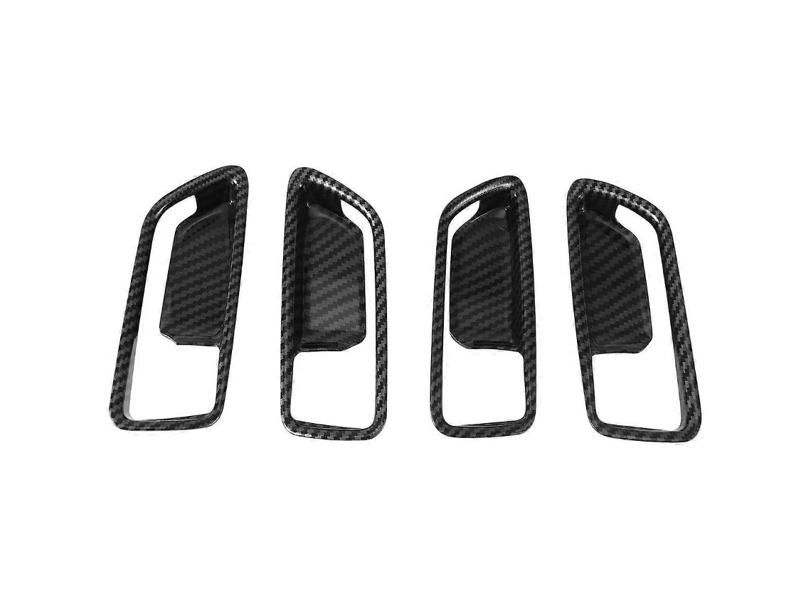 1 conjunto novo botão de maçaneta de porta decoração adesivo para toyota 20 maçaneta interna fibra de carbono refit sygo