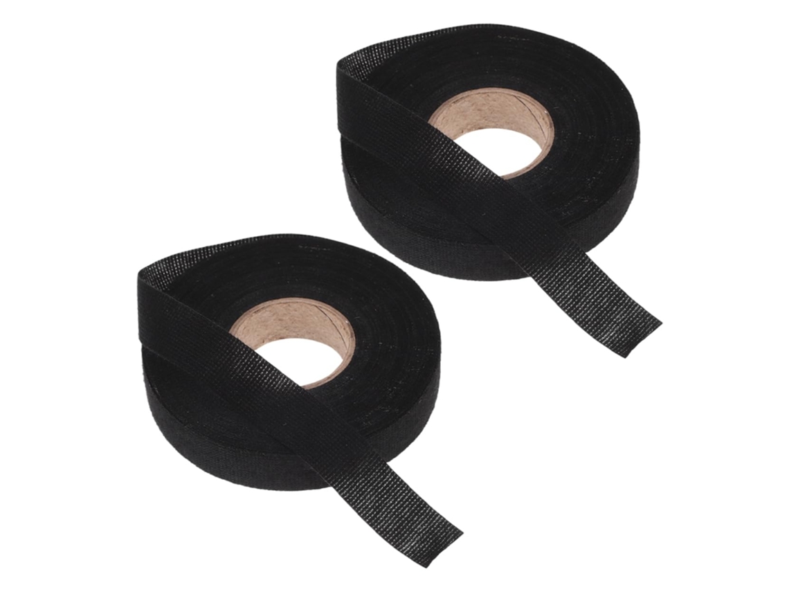 Fita Isolante De Tecido Kallory, 2 Rolos, 20m, Resistente, Para Proteção De Cabos Automotivos