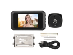 Campainha Visual Inteligente 1080p Com Tela Lcd