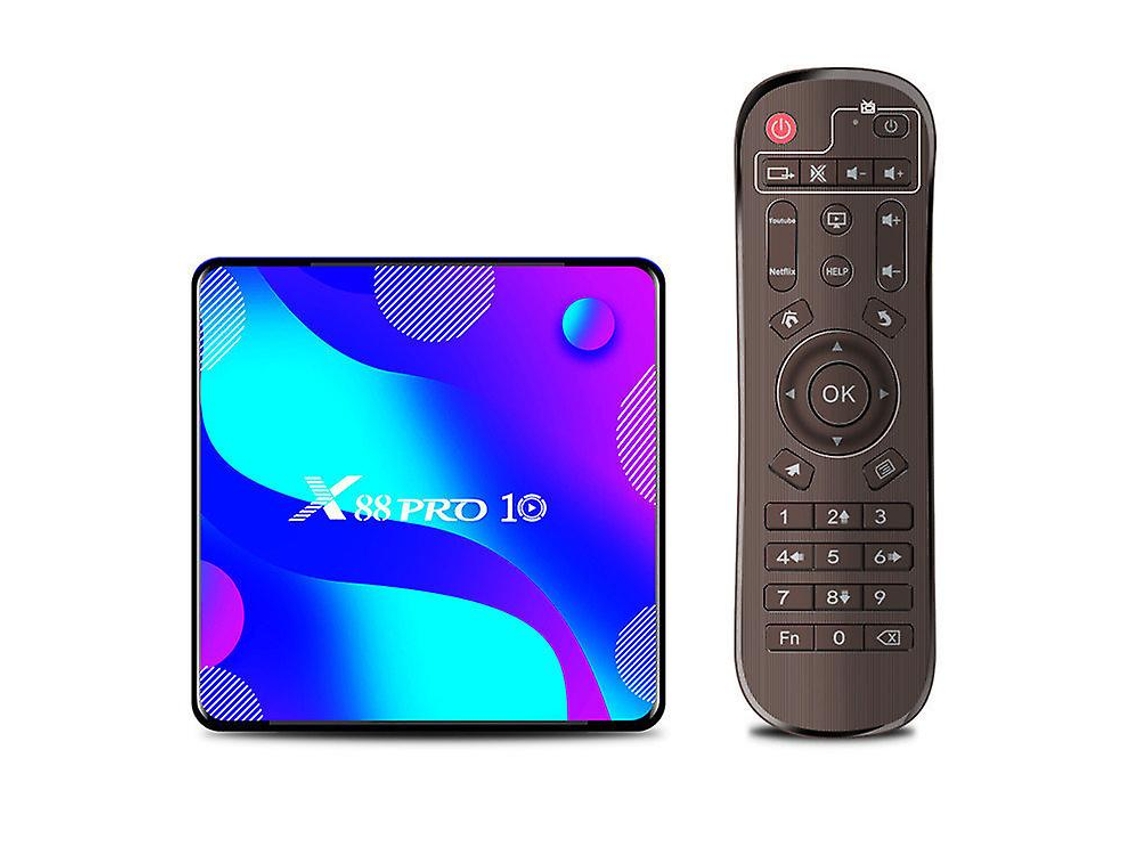 Tv Box Android Yizhood Rk3318 2gb Ram 16gb Rom Bt5.0 4k Preto