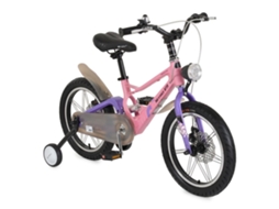 Bicicleta Byox Nitrov9 16" para Crianças com Quadro em Magnésio e Travões de Disco Pink MONI