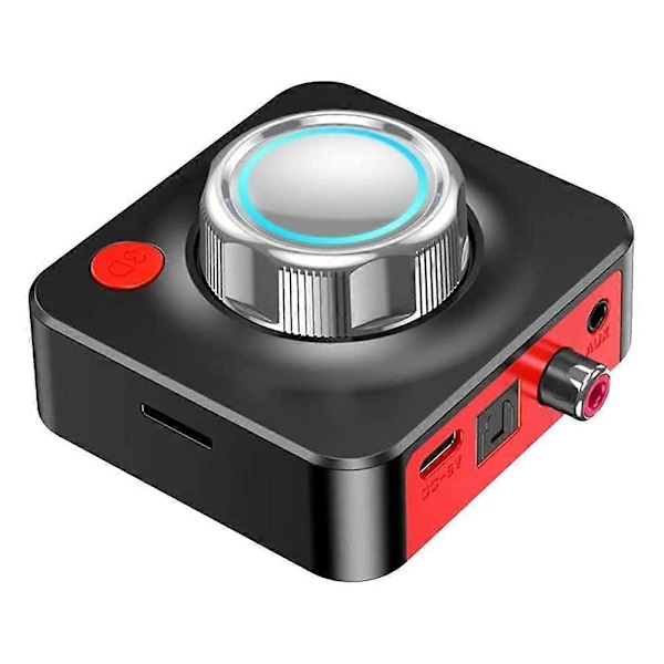 Receptor E Transmissor Bluetooth 5.1, Adaptador De Áudio Bluetooth, Conexões Óptica, Spdif, Toslink E Coaxial De 3,5 Mm.