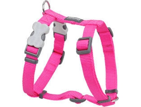 Peitoral para Cães  Liso Fúcsia (2 x 37-61 cm)