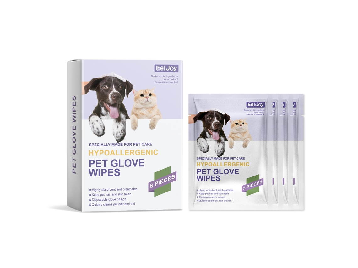 Luvas de Limpeza para Animais de Estimação