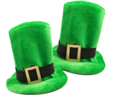 Cartola de Trevo de São Patrício Cartola de Flanela Verde Masculina e Feminina Suprimentos para Festas Lrish Festival JEDBESETZT