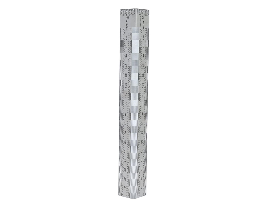 Régua Curva De 90 Graus, Riscador De Aço Inoxidável Com Alcance Medição 0a 180mm, Para Precisão Em Trabalhos De