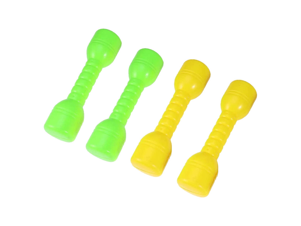 Halteres de Mão de Plástico para Crianças Ginástica em Casa Exercício Barra Exercício de Esporte para Uso Doméstico Haltere de Som Am JEDBESETZT