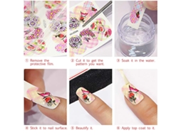 30 Folhas De Adesivos De Unha Com Cores E Padrões Mistas Para Decoração De Unhas Natalina Diy