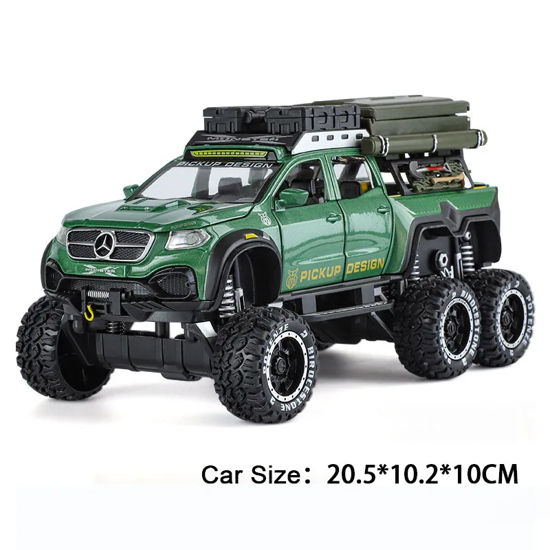 (verde Classe X) Escala 1:28 - Miniatura De Veículo Recreativo/camping, Presente Para Meninos