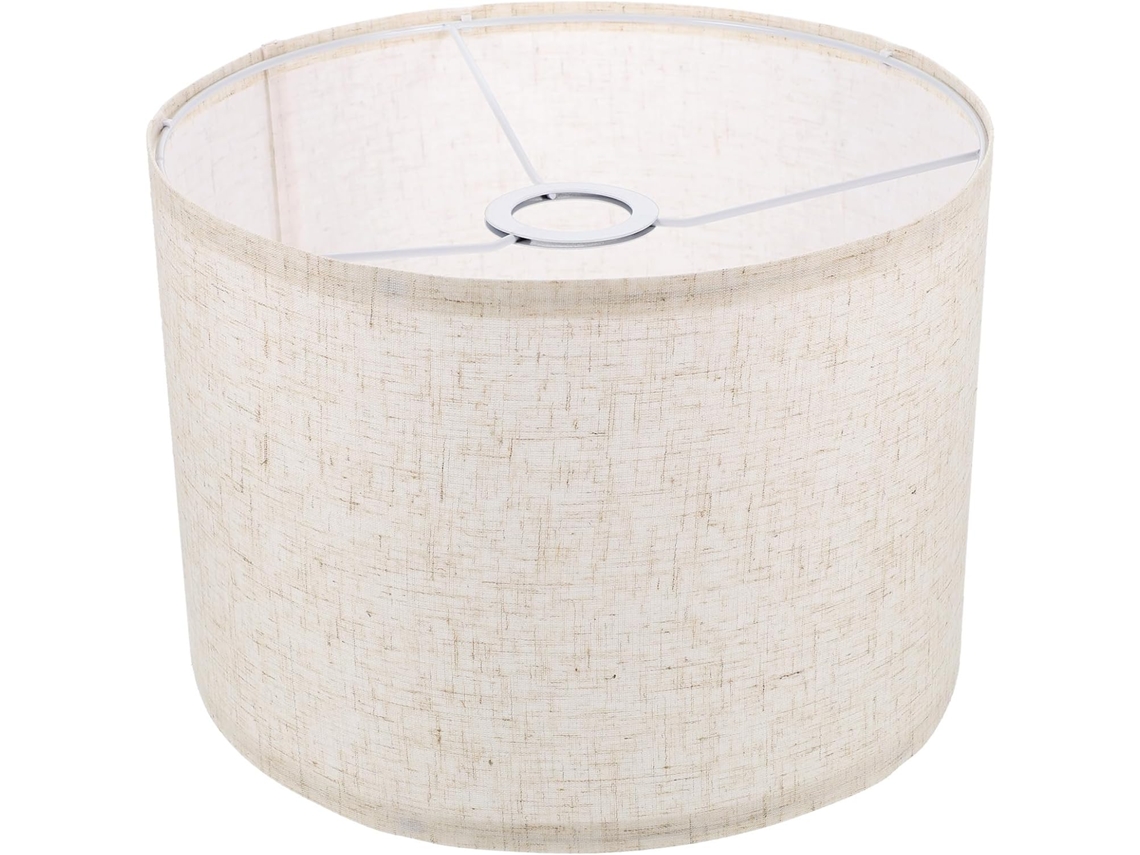 Tecido De Linho Para Lustres E Luminárias De Estilo Vintage, Capa De Luz Têxtil Natural