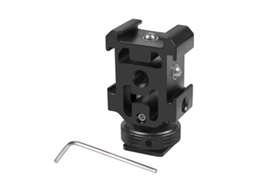 Adaptador De Sapata Tripla, Suporte De Parafuso Duplo, Adequado Para Câmeras Slr, Leds, B