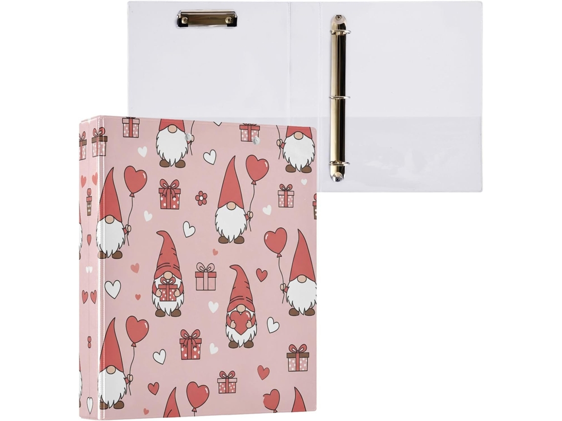 Pasta de Argolas com 3 Furos para Folhas Tamanho Carta , Organizador Fichário Prancheta, Supor (27,9 X 21,6 Cm)