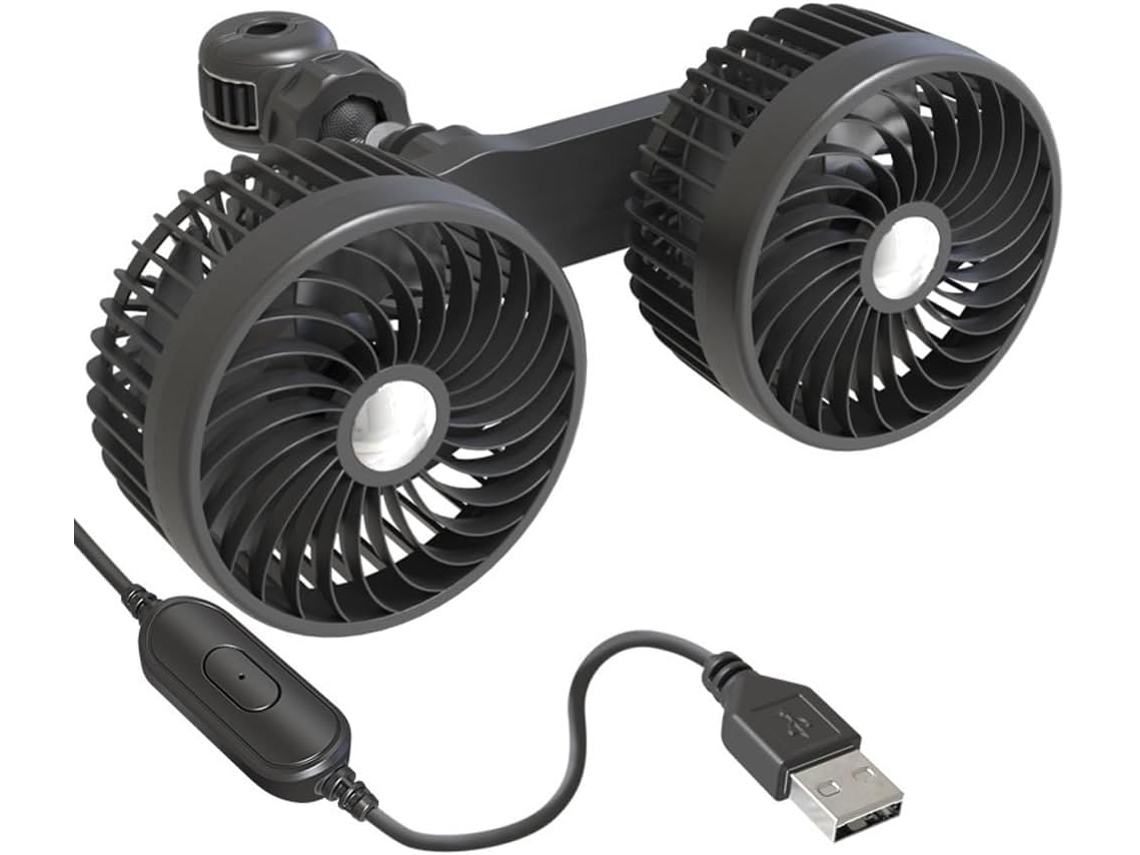 Ventilador Elétrico Automotivo Geral, Ventilador Para Banco Traseiro, Ventilador De Resfriamento Para Carro Com