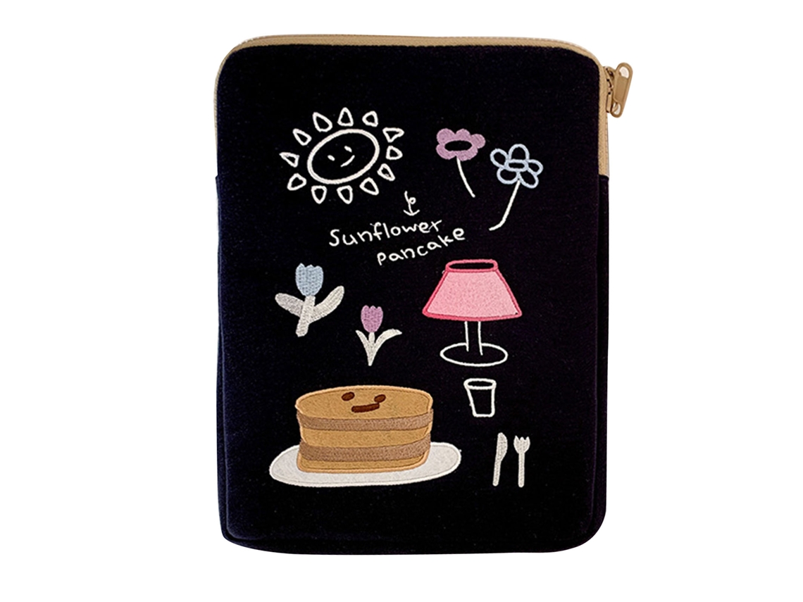 2026zentro-manga Para Laptop/cabeça De Tablet Cute Anti-impacto Portátil Leve 13 Polegadas Azul Escuro
