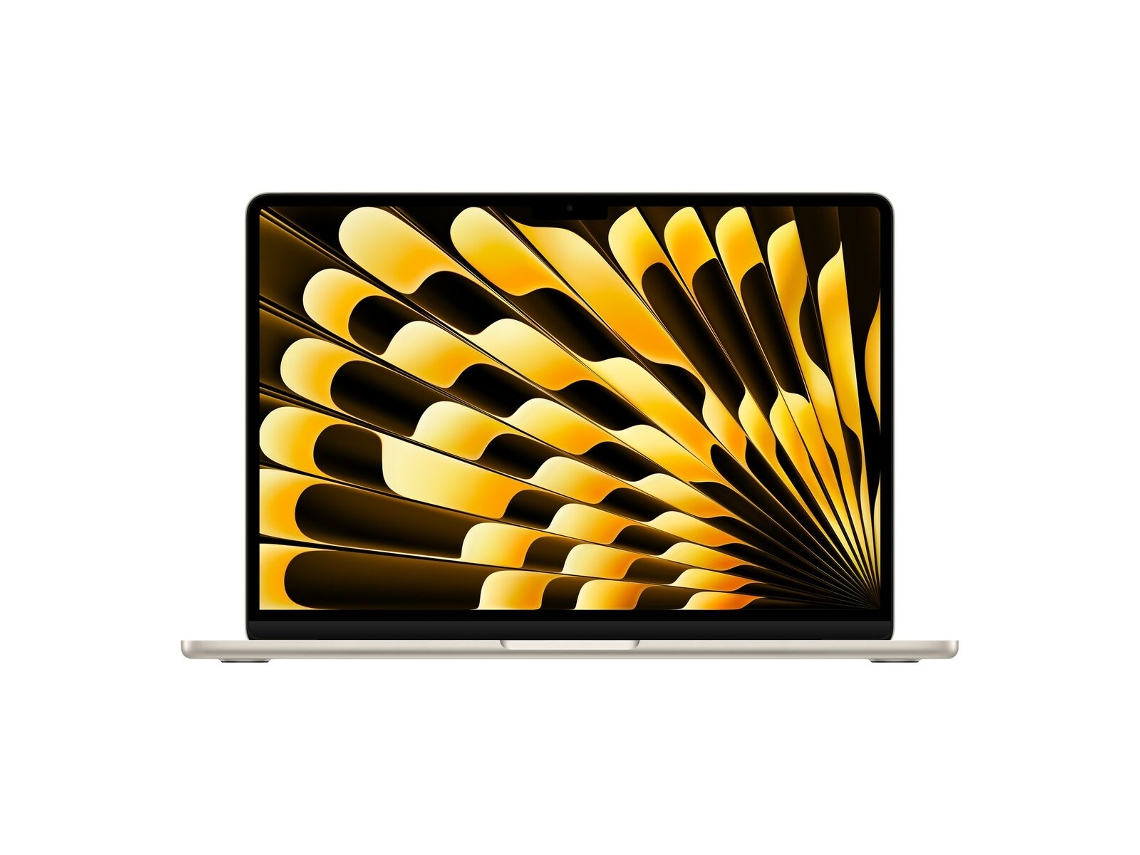 Laptop Apple Mw0y3ze/a (bege 16 Gb Ram 256 Gb Ssd 13,6 Qwerty Us Apple M)