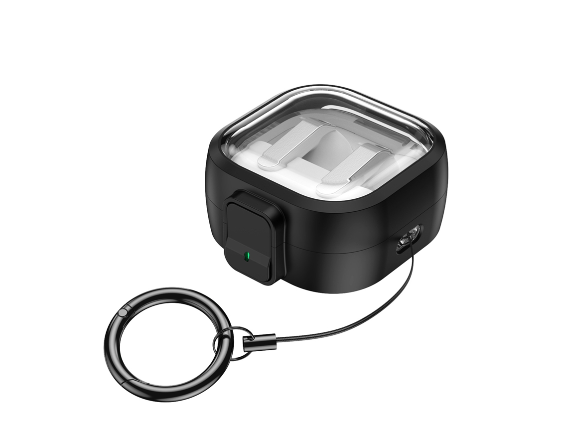 Capa CZHHMART para Samsung Buds 4/4 Pro com Chaveiro em Pu (amarela)