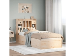 Vidaxl Cama Sem Colchão 90x190 Cm Madeira De Pinho Maciça