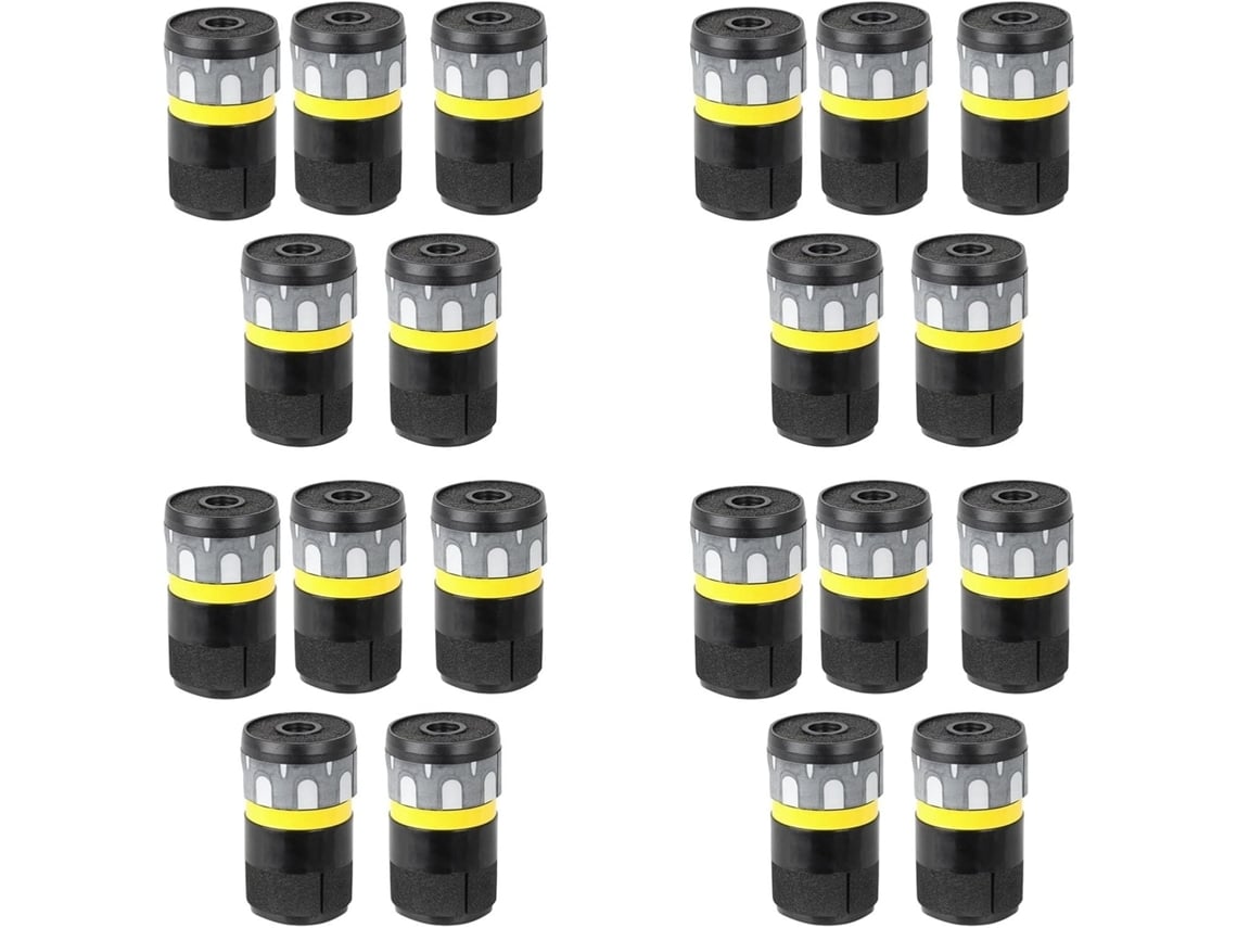 Conjunto De 20 Cápsulas De Reposição Para Microfones Dinâmicos.