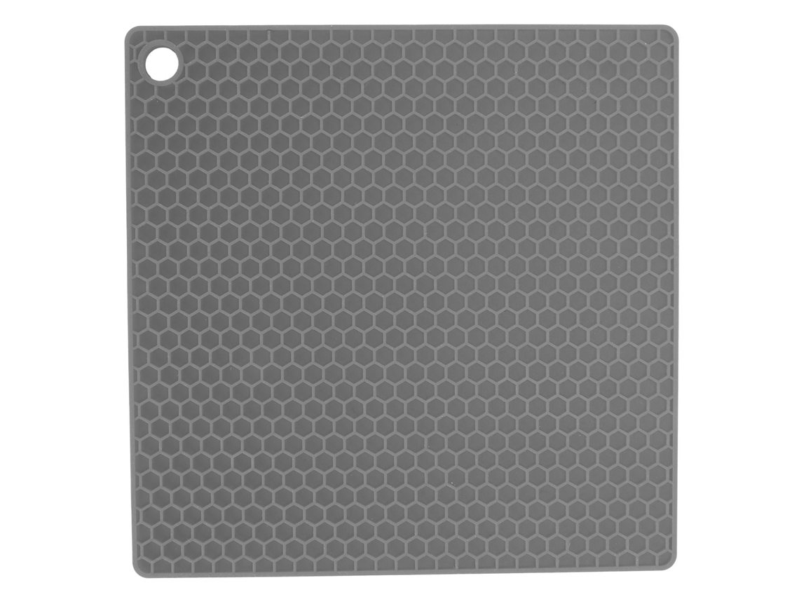 Almofada De Isolamento Silicone Grau Alimentício, Cinza, Tapete Forno Micro-ondas Espesso, Anti-escaldante