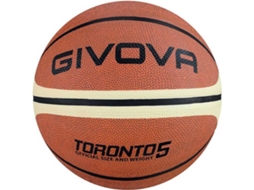 Bola de Basquete GIVOVA Toronto (Vermelho - Borracha - 5)