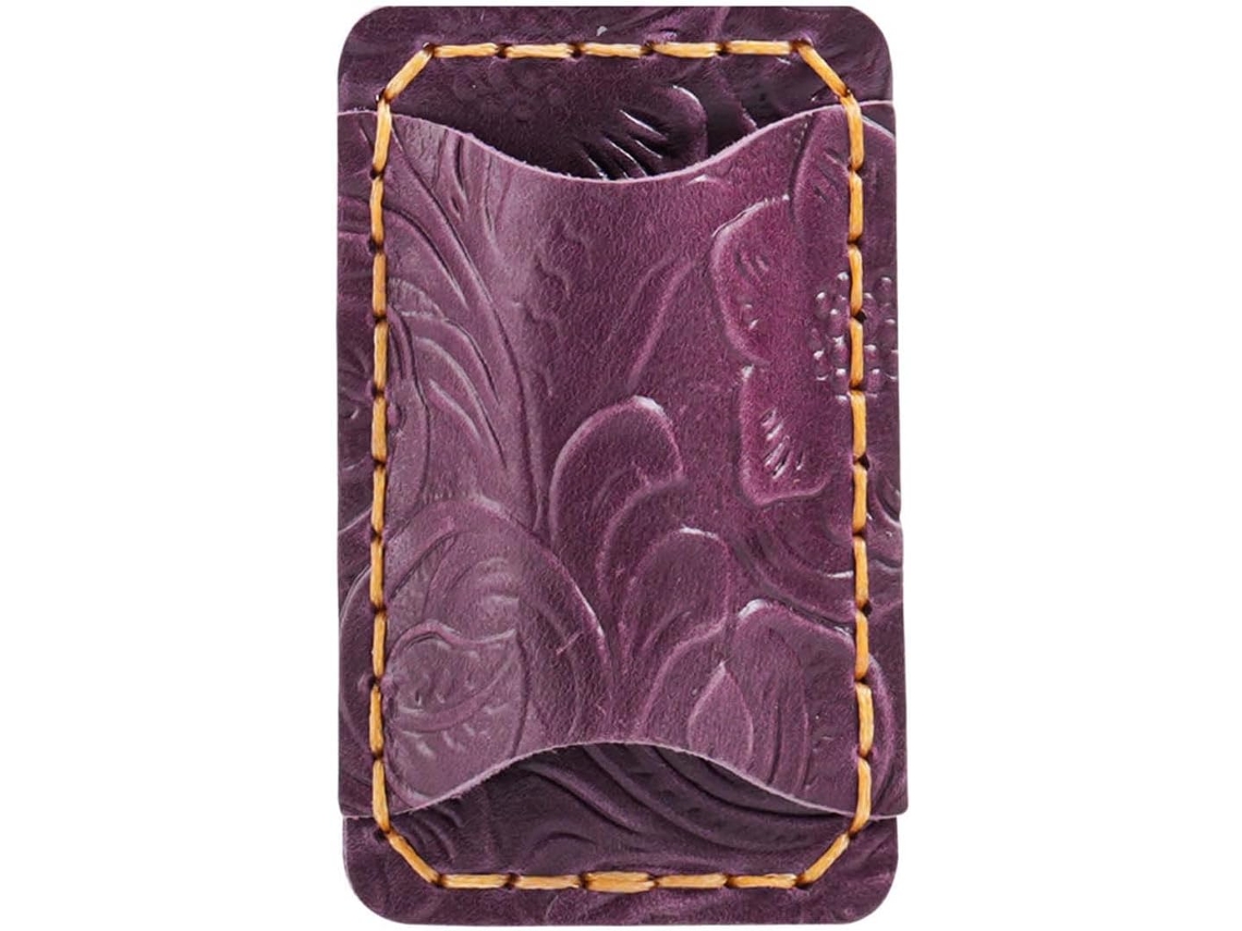 Porta canetas de Couro com um Furo e Bolso para Caderno, Bloco de Notas Ou Agenda. SFUSHOS