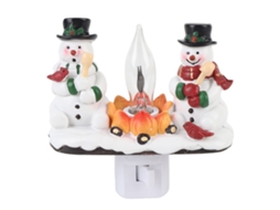 Luz de Noite Natal Plug in Fogueira S/MARCA