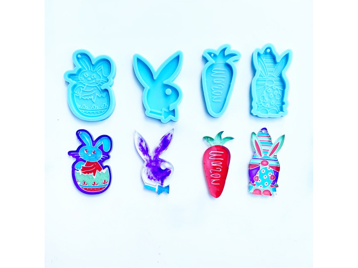 Molde De Silicone (diy, Acabamento Espelhado) Eoocoo