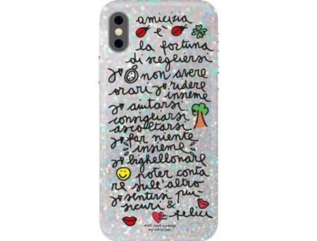 Quotes Case iPhone XR (glitter amicizia)