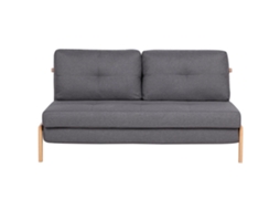 Sofá Cama Beliani Edland De Tela Gris 152x94x76