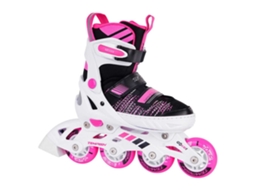 Patins Inline para Menina Gokid Adjustable Rosa Eu 37-40Tempish