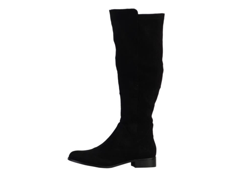 Botas de Mulher THE DIVINE FACTORY Pretas Fecho Correr Salto Largo Conforto Preto (36)