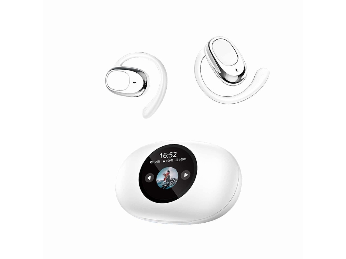 Fones De Ouvido Bluetooth 5.4 Com Tela Led Colorida, Controle Inteligente, Modo De Espera, Para Música, Jogos E Filmes. Ly Ebike